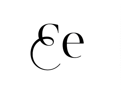 Didone E - SS01 alternates didone e lowecase modern script serif set stylistic type typedesign uppercase