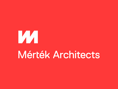 Mérték Architects architecture concept construct lakosi logo red studio