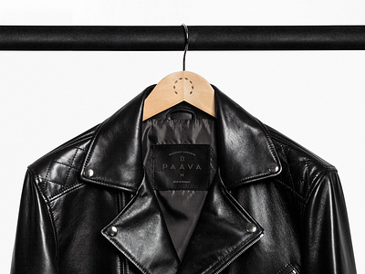 Paava Biker Jacket biker branding fashion identity jacket leather logo