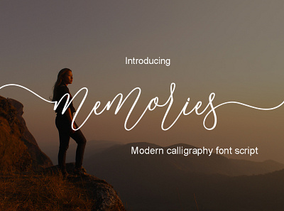 https://fontbundles.net/pollem-co calligraphy fontscript memories typeface typogaphy