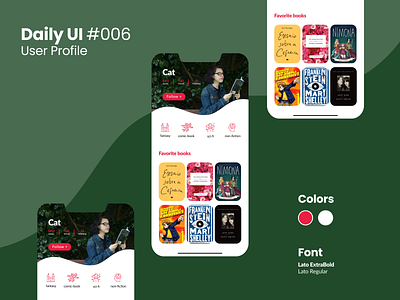 Daily UI #006 app daily ui daily ui 006 daily ui challenge dailyui design figma user profile