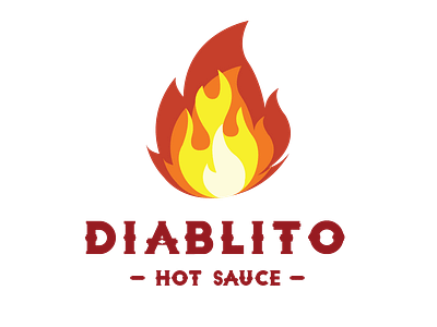 Daily Logo Challenge - Day 10 Flame Logo branding dailylogochallenge dailylogodesign design fire flame flame logo hot sauce icon logo typography vector