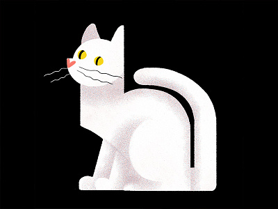 Cat cat graphic illustration iris van den akker photoshop