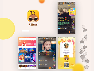 live app in ios app app ui uidesign banner branding cover design desing gui illustration logo ui