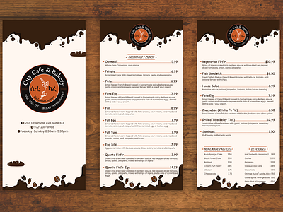 Menu Design