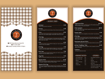 Menu Design