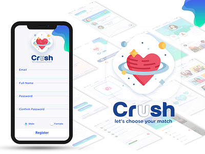 Crush App Mobile App UI