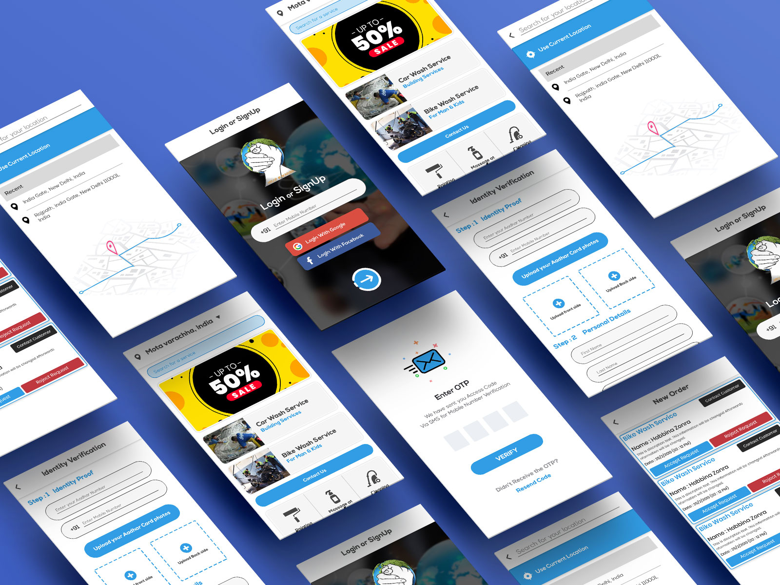 help@madad Mobile UI/UX by Idea2code Infotech LLP on Dribbble