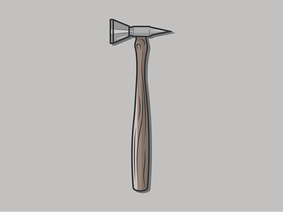Steel Framing Hammer | SMASH! adobe carpenter colour design dribbble hammer icon illustration illustrator indesign minimal vector work