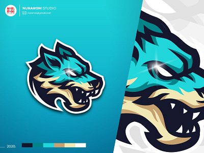 Wolf Mascot Logo