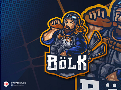 Bolk Mascot Logo cartoon cartoon character character esport esport team esportlogo game logo gamer gaming logo logo inspirations logo maker mascot mascot logo mascot logo design team logo twitch twitch logo vector youtube