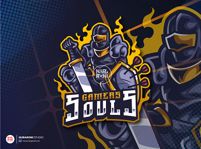 Gamers Souls Mascot Logo adobe illustrator cartoon character esport esport logo esport mascot esport mascot logo esport team esportlogo game online gamer gaming logo mascot mascot design mascotlogo twitch twitch logo vector youtube