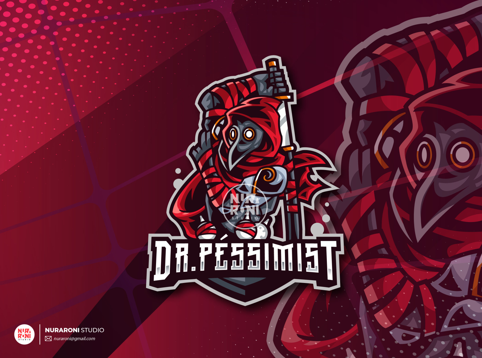 Dr Pessimist Mascot Logo by Nuraroni Studio on Dribbble