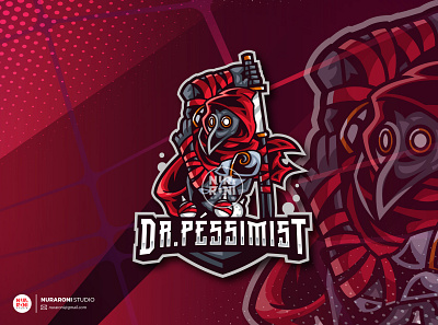 Dr Pessimist Mascot Logo adobe illustrator artwork cartoon cartoon character character esport esport team game online gaming illustration logo logo inspirations logo maker mascot mascot design mascotlogo twitch twitch logo vector youtube