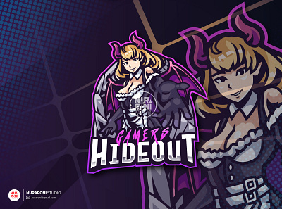 Gamers Hideout Mascot Logo adobe illustrator cartoon cartoon character character esport esport mascot esport team esportlogo game online gamer gaming logo logo design logomaker mascot mascot design twich logo twitch vector youtube