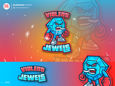 Violent Jewels Mascot Logo cartoon cartoon character character diamond esport esport team esportlogo game online gaming logo logo ideas logo maker mascot mascot design mascotlogo twitch twitch logo vector vectors youtube