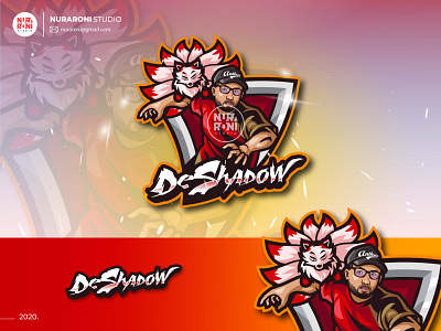 De Shadow Mascot Logo