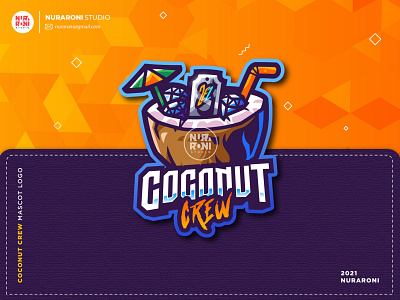 Coconut Crew Mascot Logo cartoon cartoon character character esport esport team esportlogo gaming illustration logo logo design logo ideas logo inspiration mascot mascotlogo streamers twitch twitch.tv vector youtube youtube banner