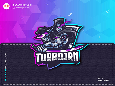 Turbo JRN Mascot Logo