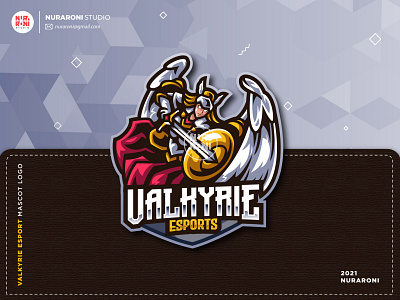 Valkyrie Esport Mascot Logo