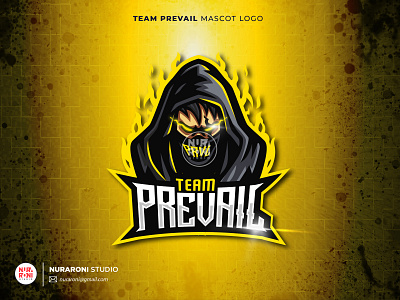 TEAM PREVAIL MASCOT LOGO cartoon character esport esport logo graphic design illustration logo mascot mascot logo vector