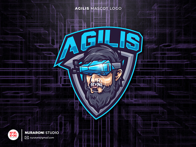 AGILIS MASCOT LOGO branding cartoon cartoon character character esport esport logo esport mascot gamers gaming graphic design logo logo design logo maker mascot logo motion graphics sportlogo streamers twitch vector youtube