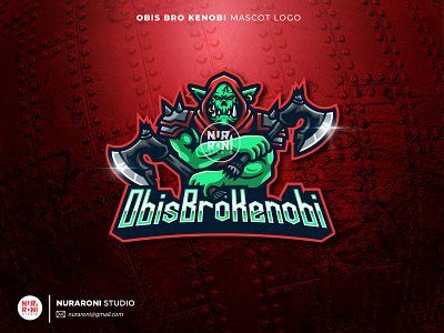 OBIS BRO KENOBI MASCOT LOGO cartoon cartoon character character design esport esport logo gaming illustration logo logo game mascot mascot logo streamer twitch vector youtube