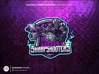 LONDON SHARPSHOOTERS MASCOT LOGO cartoon cartoon character character design esport esport logo gamers gaming illustration logo mascot mascot logo streamer twitch vector vtube youtube