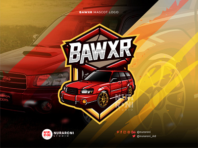 BAWXR - Custom Car Mascot Logo 🚗 3d animation branding car car cartoon car logo car mascot cartoon character design esport graphic design illustration logo mascot motion graphics ui vector