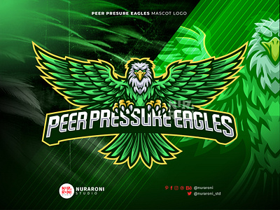 Peer Pressure Eagles 🦅🦅 - Animals Mascot Logo