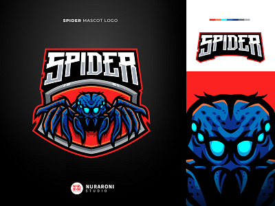 Spider 🕷🕸 - Mascot Logo