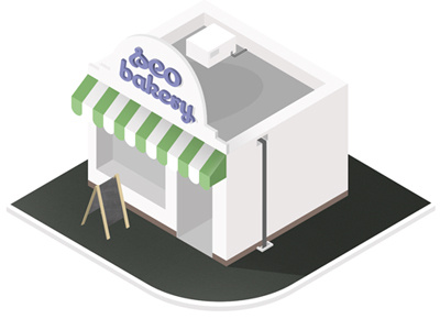 Seo Bakery concept icon icon design illustration vector work in progress