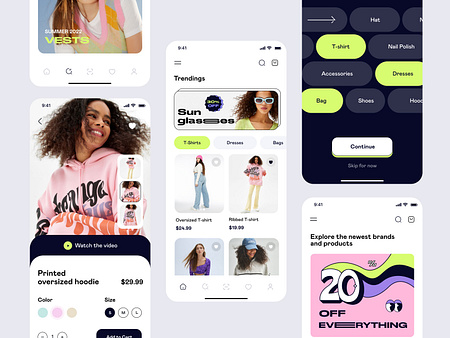 Fashion Ecommerce Application by Izmahsa for Bolddreams on Dribbble