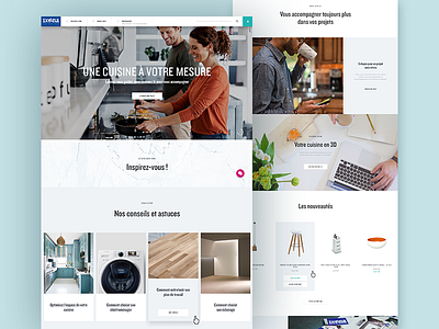 Ixena ecommerce ecommerce homepage landing page luxury ui ux webdesign