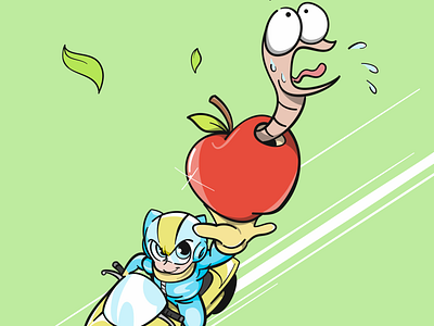 Apple Hunter anime cartoon character cartoons characterdesign cute art drawing funny character illustration