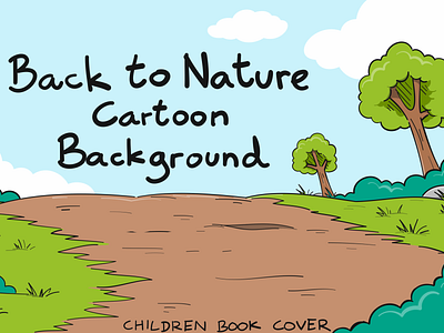 Nature cartoon background