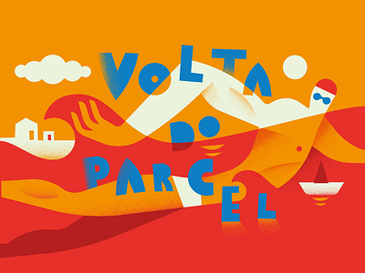 Volta du Parcel illustrations series sport illustrations stefanomarra style