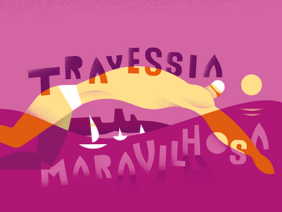 Travessia Maravilhosa brazil illo illustrated illustrations series sport sport illustrated stefanomarra style
