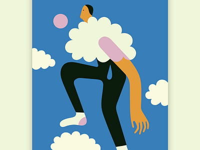 How to wear a cloud: cloud illustration illustrazioni nosense stefanomarra