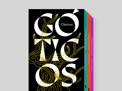 Clássicos Góticos book covers designer graphicdesign illustrations