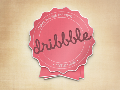 Hello! badge debut dribbble invite noisy thanks