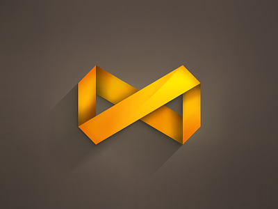 Simple Logo - still work in progress gradient light logo orange shadow wip