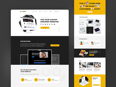 Smedoo — Landing Page design landing page uxui web studio webdesign