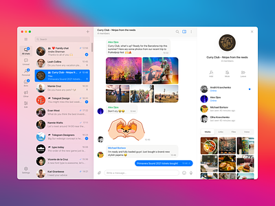 Telegram Desktop - macOS Big Sur redesign