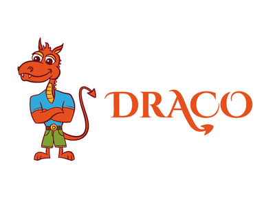 Draco branding design illustration logo