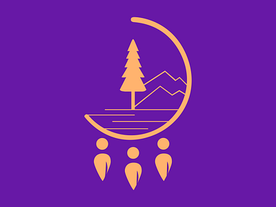 Logo Design - 'Dreamcatcher Glamping Tribe' Resort branding graphic design logo ui