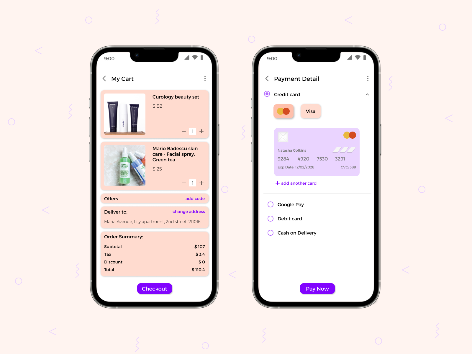 Daily UI: 002 Checkout Page by Aditi Kale on Dribbble