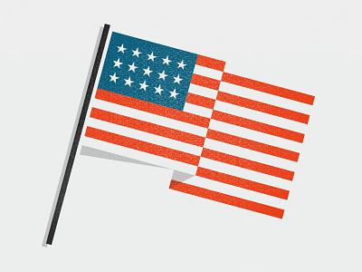 The Fourth america flag fourth independence texture vector