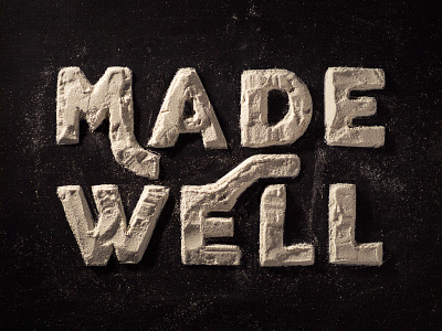 Made Well church handmade type healing made river valley series sermon typography well