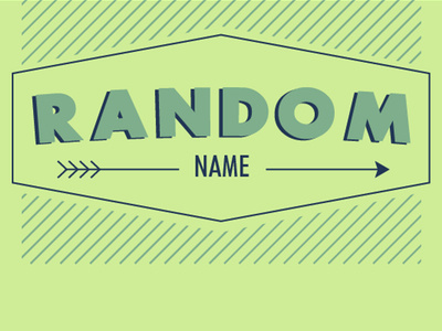 Random Name book print vector